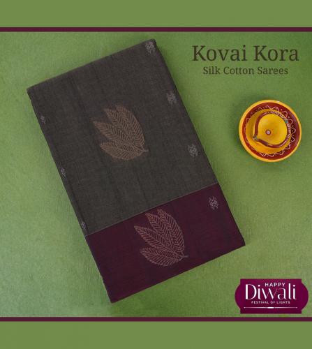 COIMBATORE KORA COTTON SAREE 620 MTS